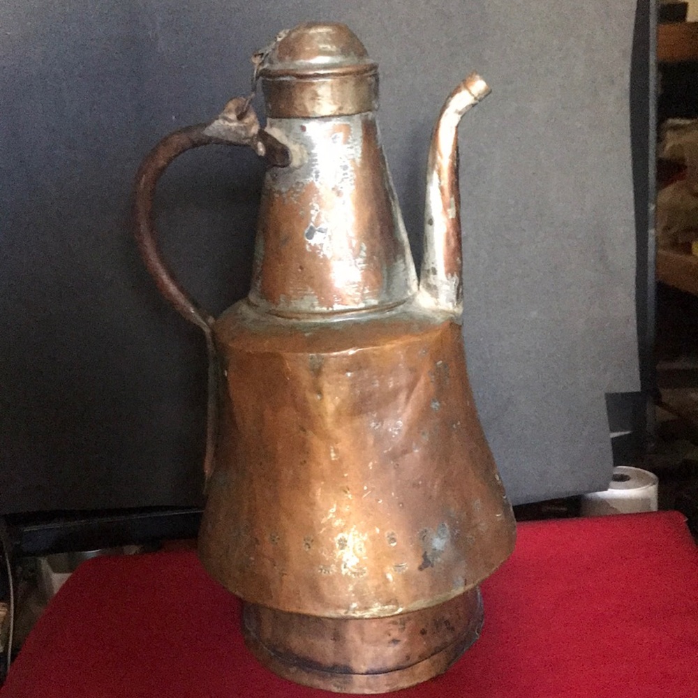 Turkish copper jar